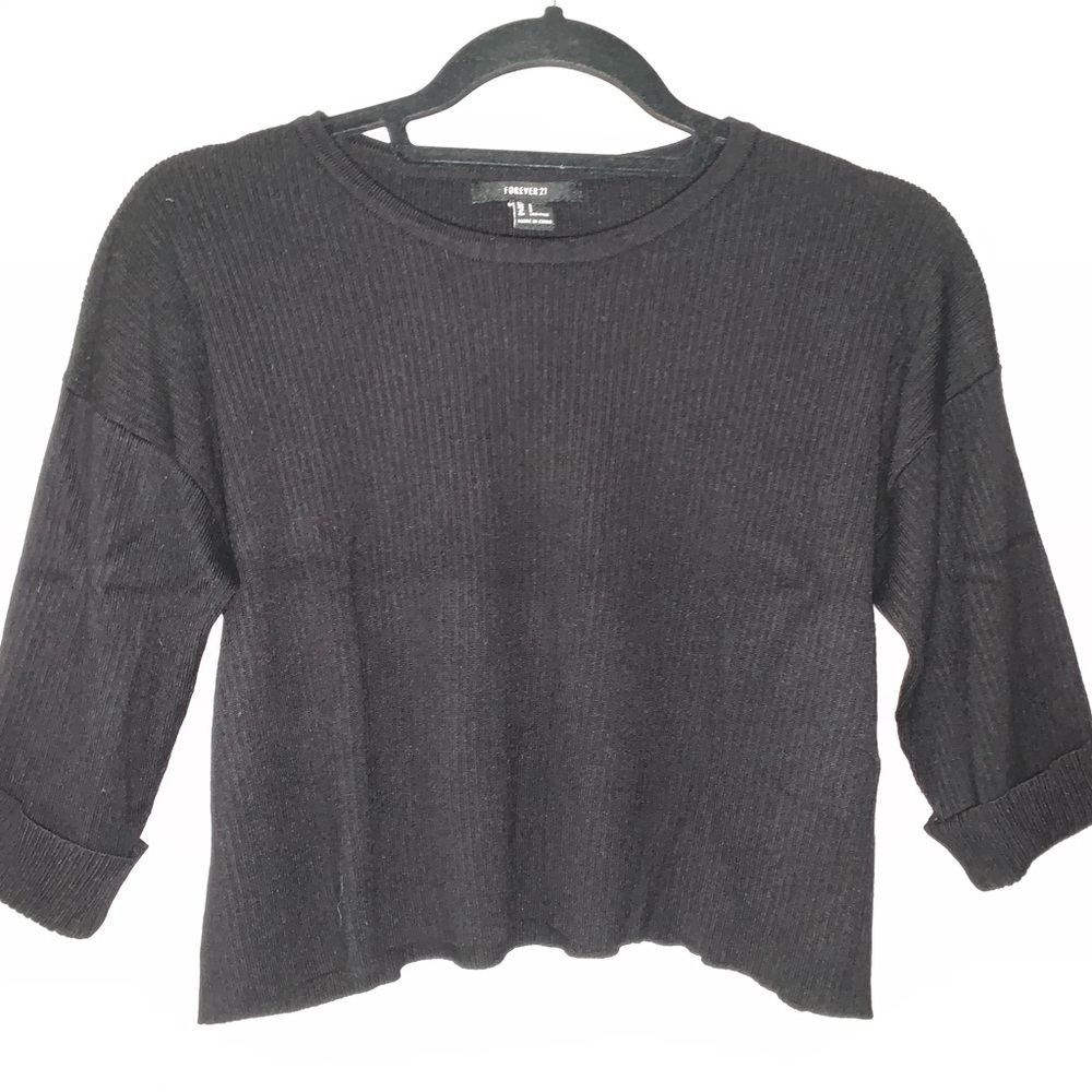 Forever 21 | Black Cropped Top - Picture 5 of 5